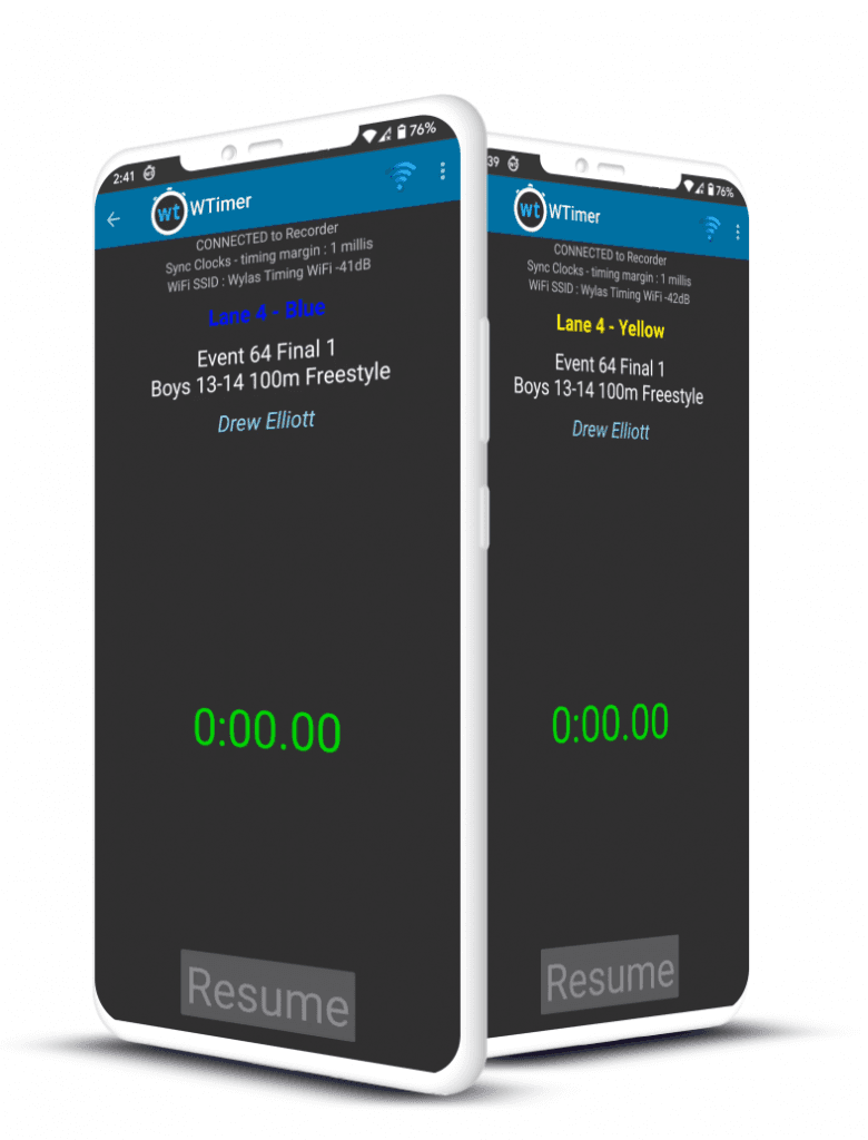 Wylas Timing wireless swim timer